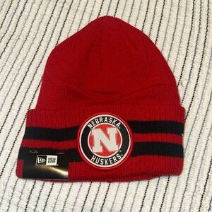 New Era Nebraska Huskers Red Beanie